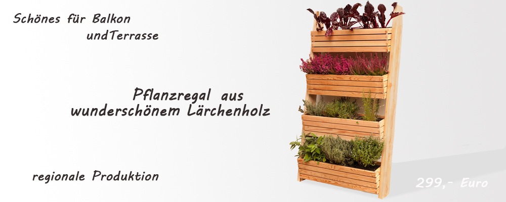 Vertikalbeet für den Balkon