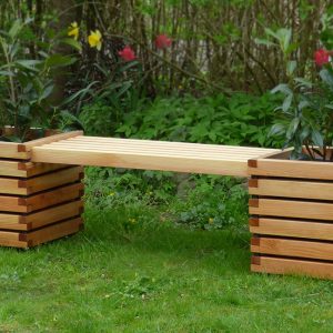 Gartenbank Lärche Hochbeetwerk