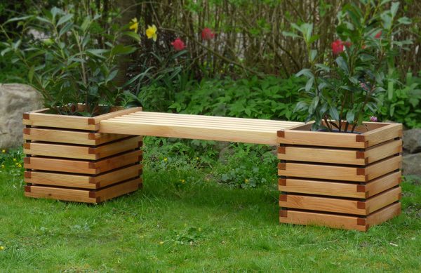 Gartenbank Lärche Hochbeetwerk