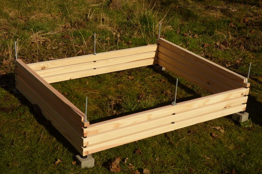 Aufbau Hochbeet 31/2