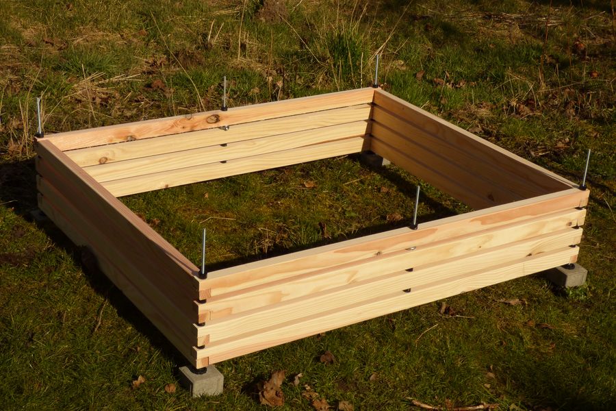 Aufbau Hochbeet 4 Ringe