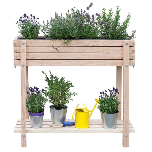 Blumenkasten 80cm mit zusätzlichem Brett